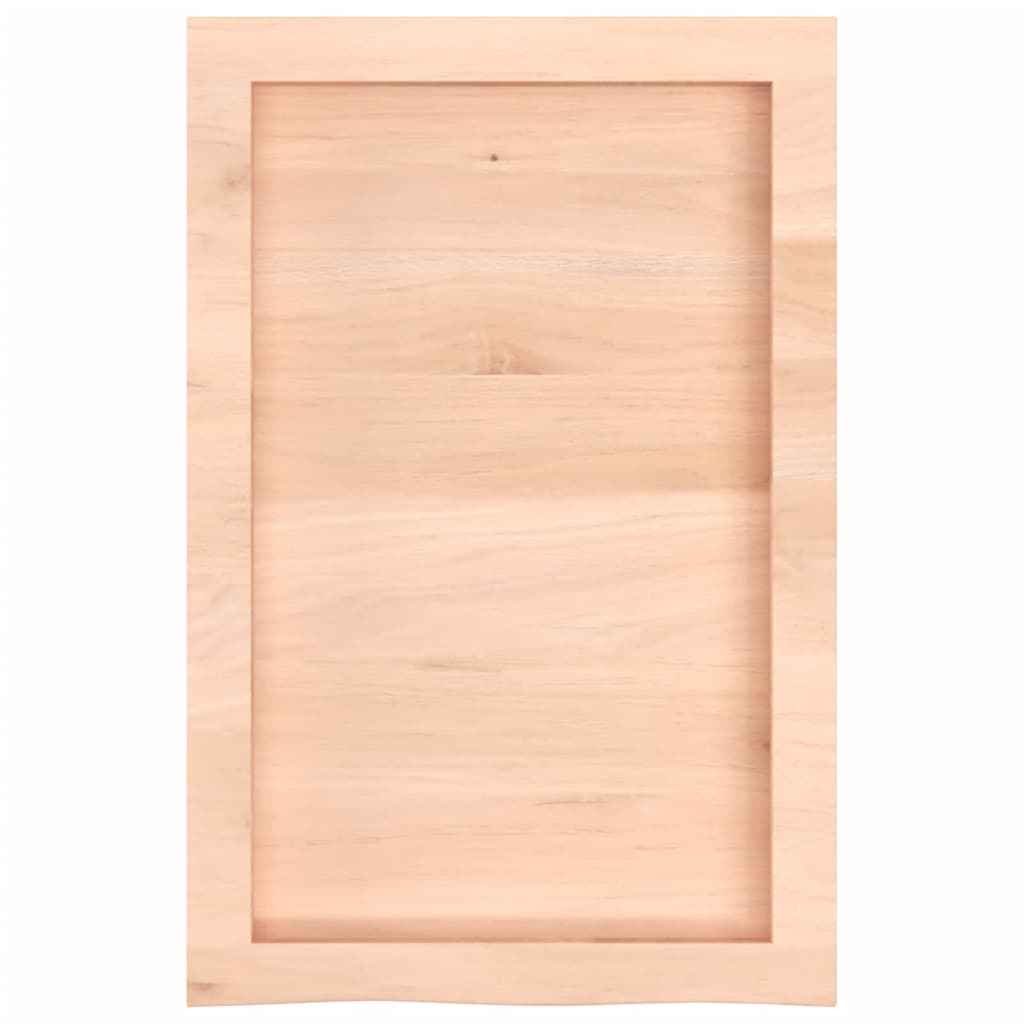 Kupaonska radna ploča 40x60x(2-4) cm netretirano masivno drvo