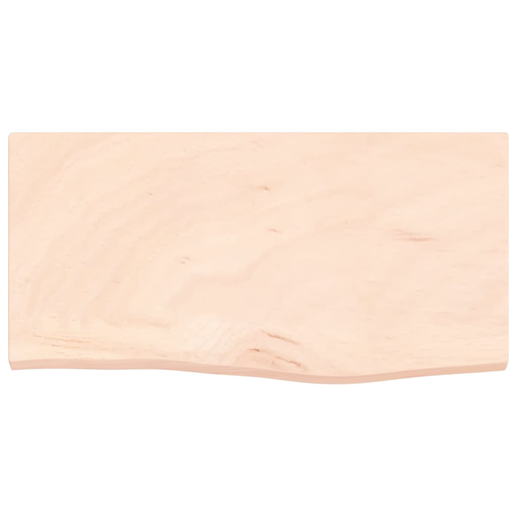 Kupaonska radna ploča 60 x 30 x 2 cm netretirano masivno drvo