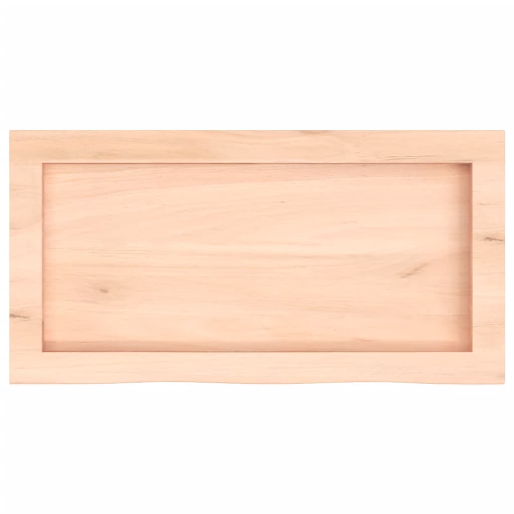Kupaonska radna ploča 60x30x(2-4) cm netretirano masivno drvo