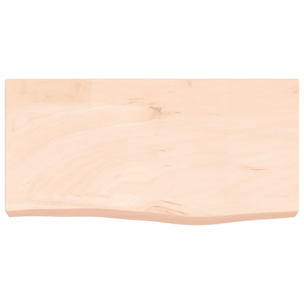 Kupaonska radna ploča 60x30x(2-6) cm netretirano masivno drvo