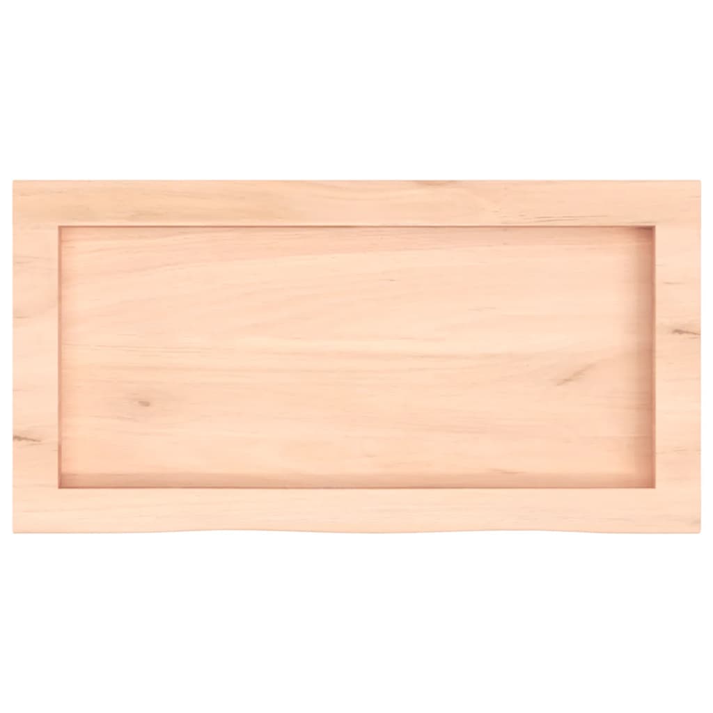 Kupaonska radna ploča 60x30x(2-6) cm netretirano masivno drvo