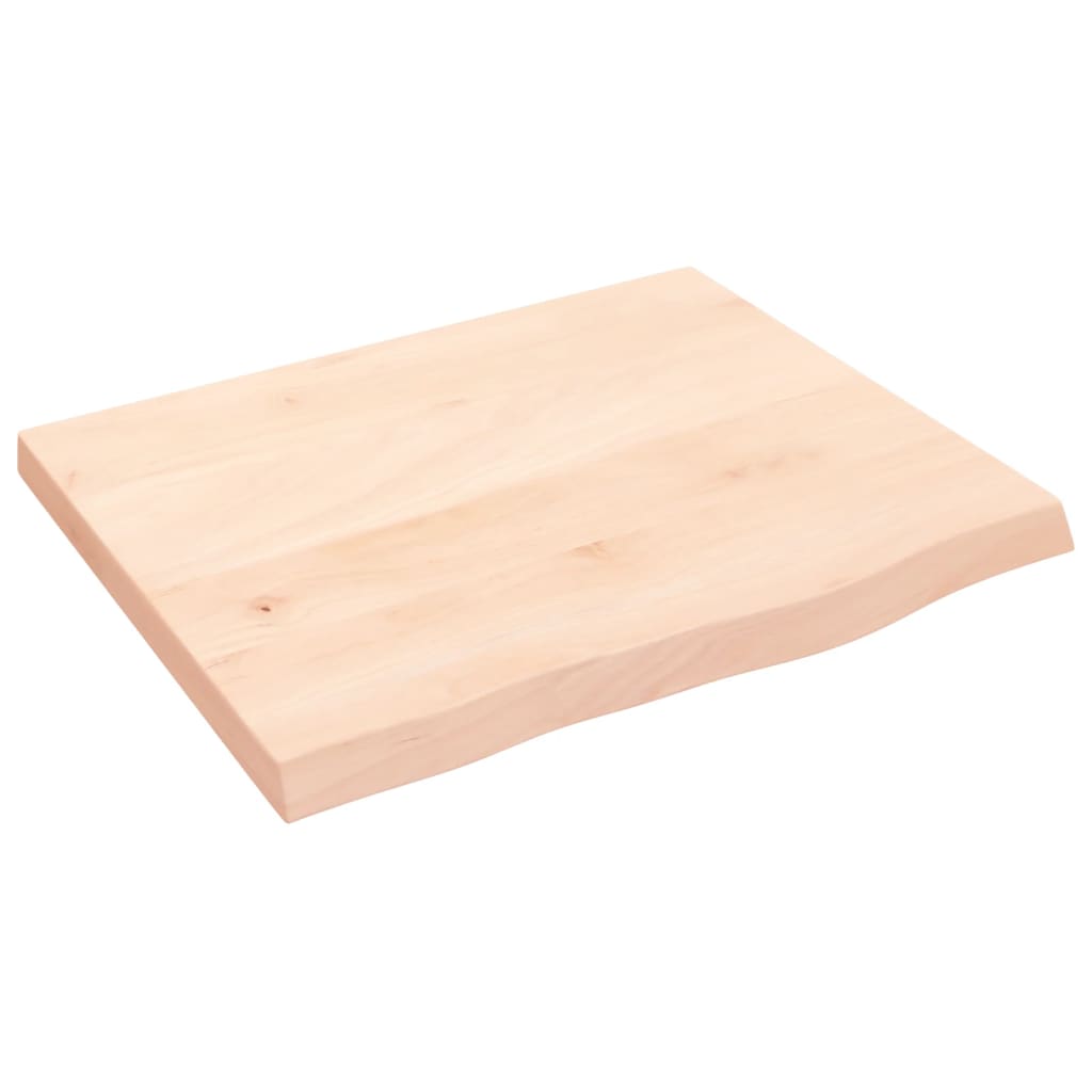 Kupaonska radna ploča 60x50x(2-4) cm netretirano masivno drvo