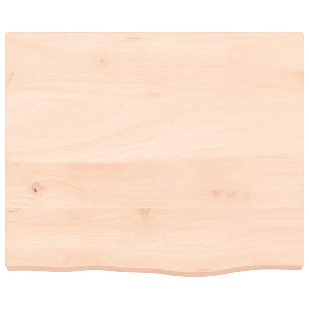 Kupaonska radna ploča 60x50x(2-4) cm netretirano masivno drvo
