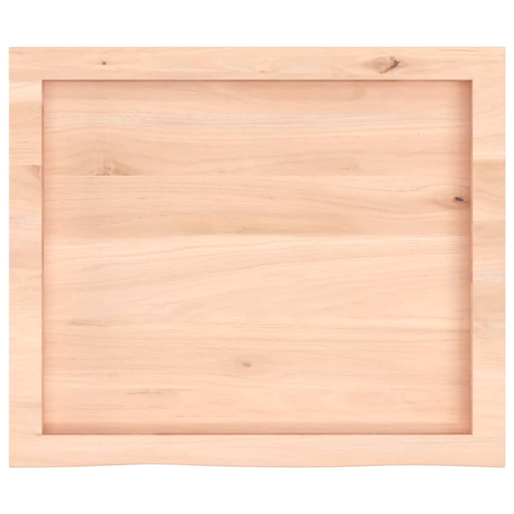 Kupaonska radna ploča 60x50x(2-4) cm netretirano masivno drvo
