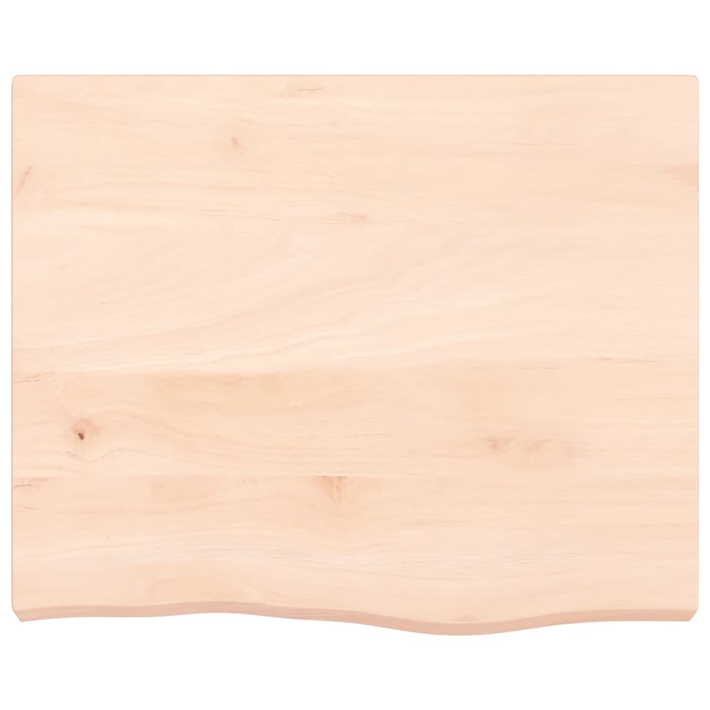Kupaonska radna ploča 60x50x(2-6) cm netretirano masivno drvo