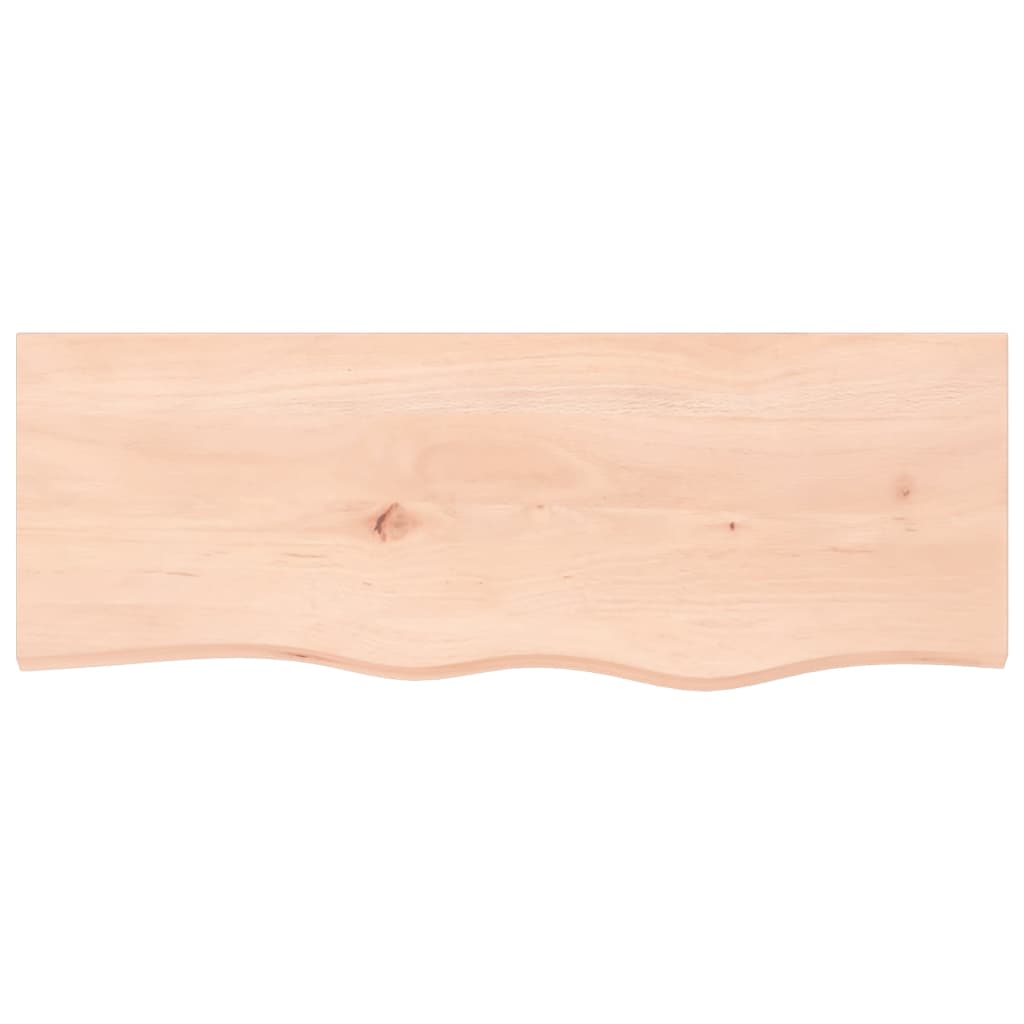 Kupaonska radna ploča 80 x 30 x 2 cm netretirano masivno drvo