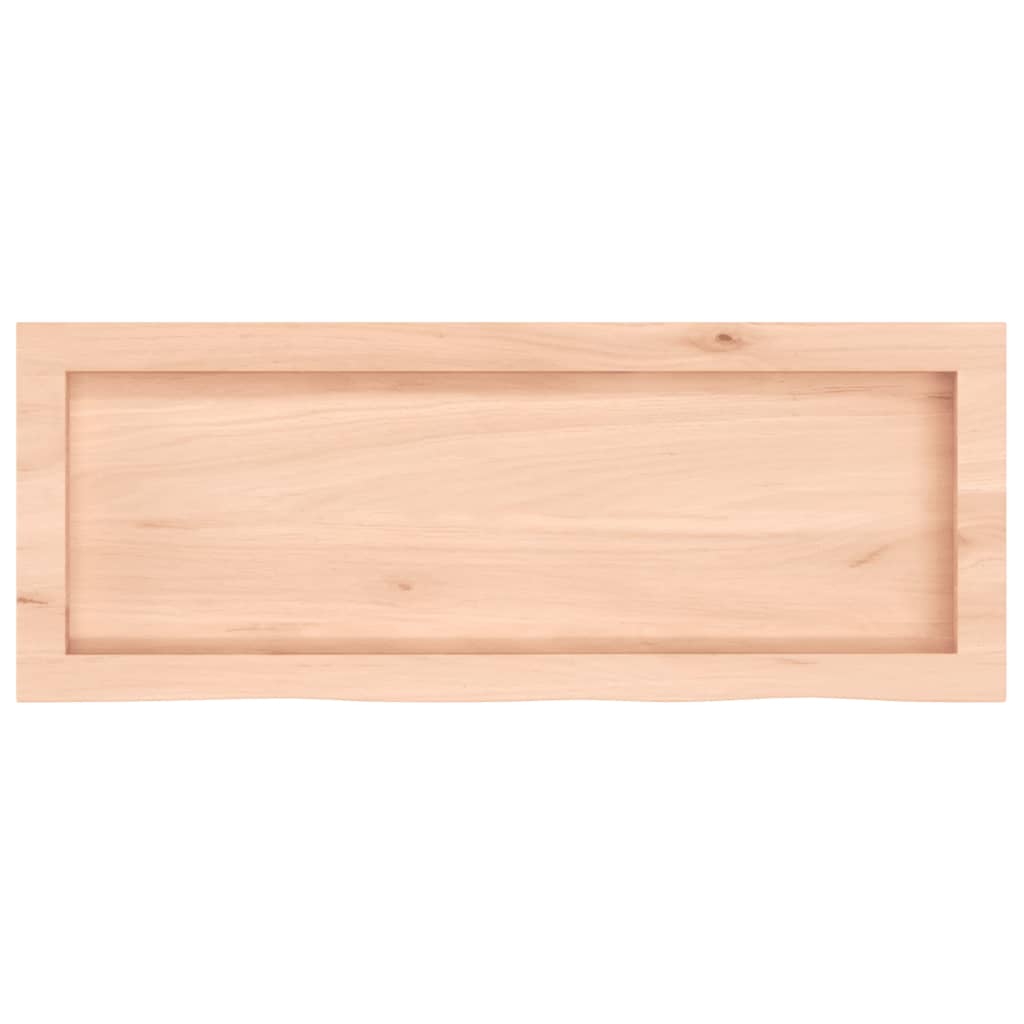 Kupaonska radna ploča 80x30x(2-4) cm netretirano masivno drvo