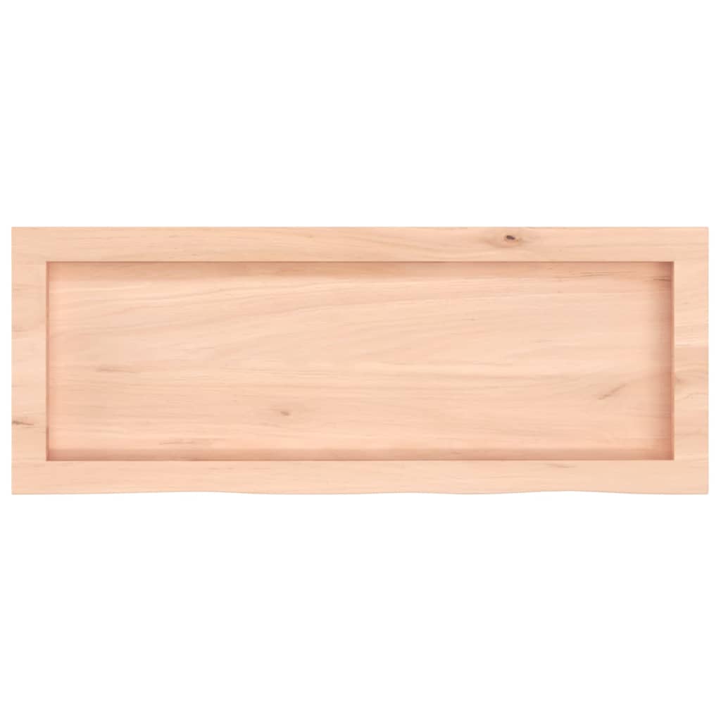 Kupaonska radna ploča 80x30x(2-6) cm netretirano masivno drvo