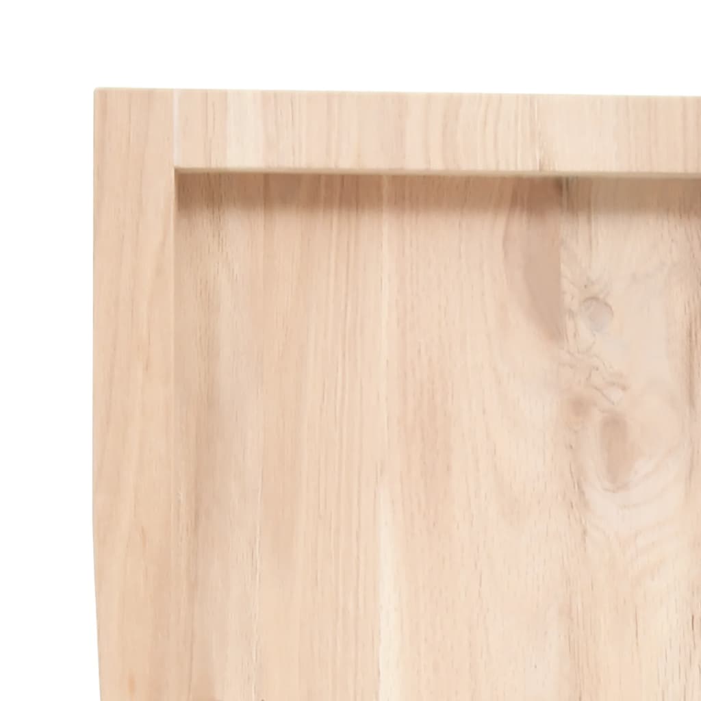 Kupaonska radna ploča 80x50x(2-4) cm netretirano masivno drvo