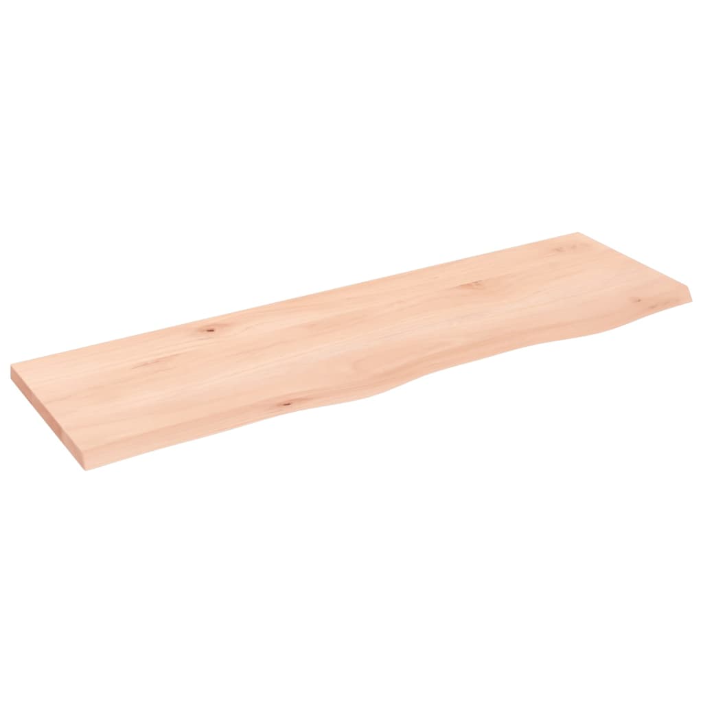 Kupaonska radna ploča 100x30x2 cm netretirano masivno drvo