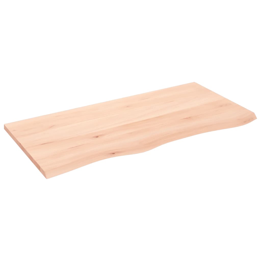Kupaonska radna ploča 100x50x2 cm netretirano masivno drvo