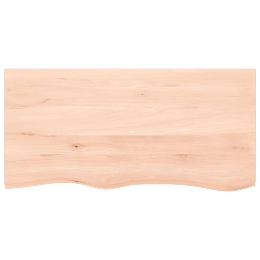 Kupaonska radna ploča 100x50x(2-4) cm netretirano masivno drvo