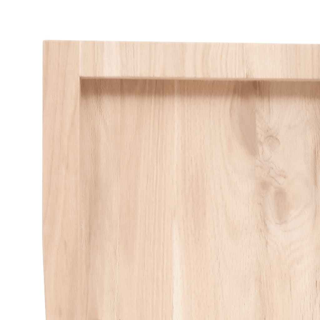 Kupaonska radna ploča 100x60x(2-6) cm netretirano masivno drvo