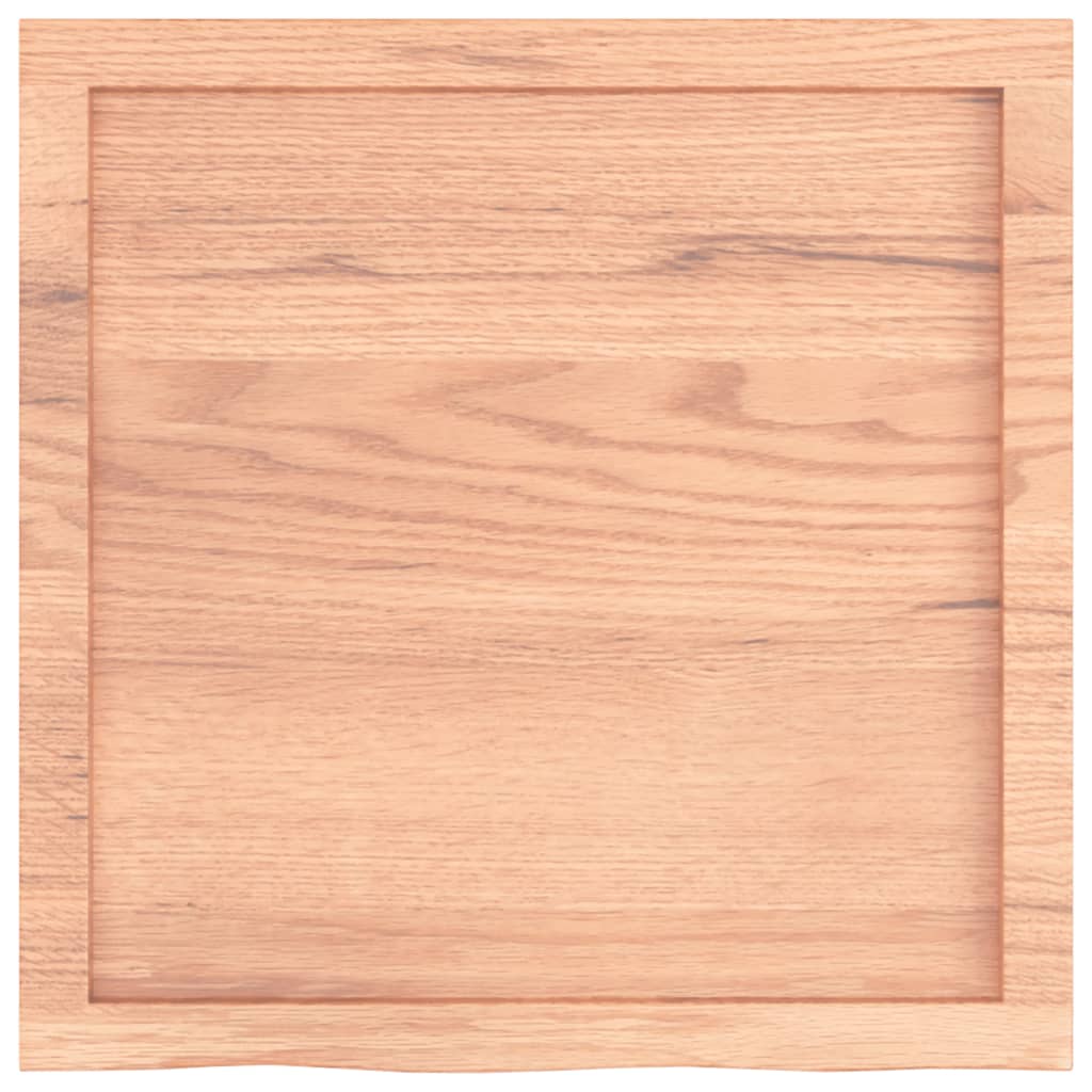 Kupaonska radna ploča svjetlosmeđa 60x60x(2-4) cm masivno drvo