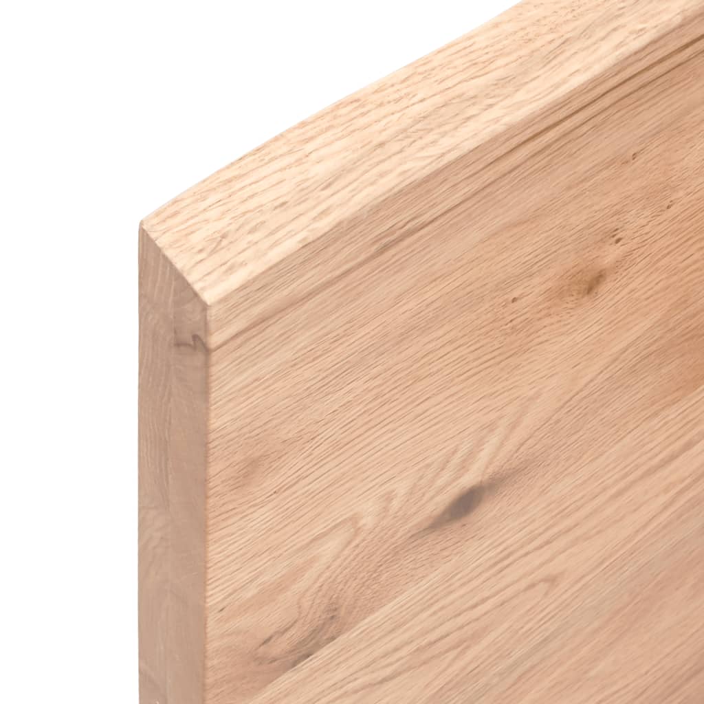Kupaonska radna ploča svjetlosmeđa 60x60x(2-4) cm masivno drvo