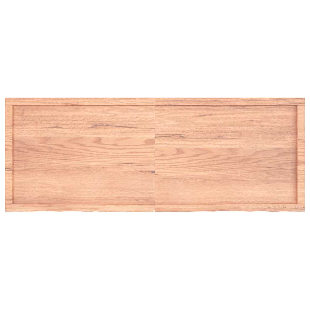 Kupaonska radna ploča svjetlosmeđa 160x60x(2-4) cm masivno drvo