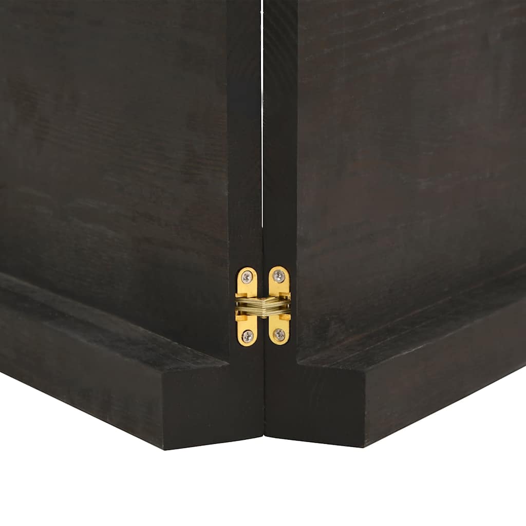 Kupaonska radna ploča tamnosmeđa 160x60x(2-6) cm tretirano drvo