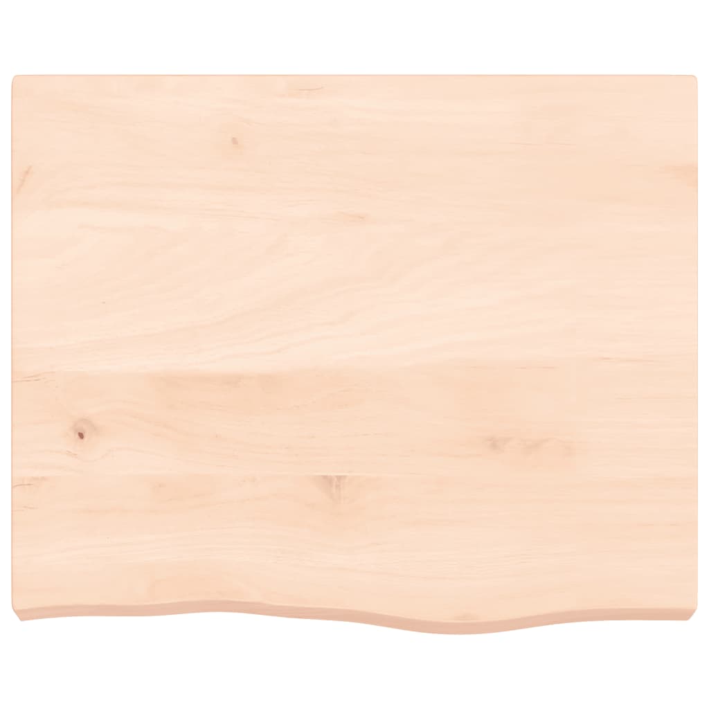 Stolna ploča 60x50x(2-6) cm od netretirane masivne hrastovine