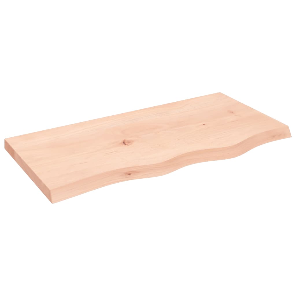 Stolna ploča 80x40x(2-4) cm od netretirane masivne hrastovine