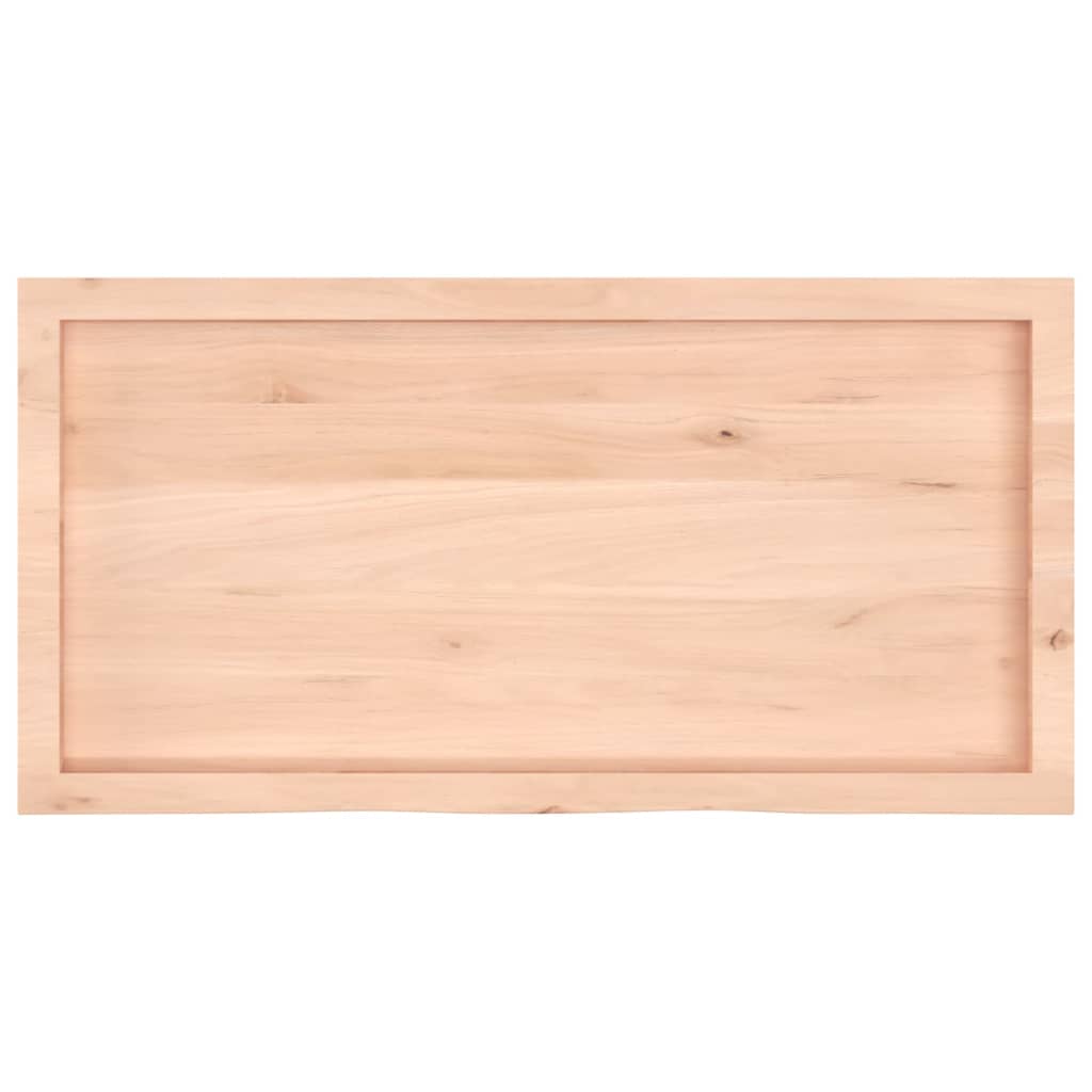 Stolna ploča 100x50x(2-6) cm od netretirane masivne hrastovine