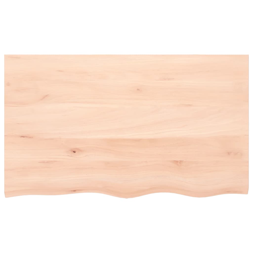 Stolna ploča 100x60x2 cm od netretirane masivne hrastovine
