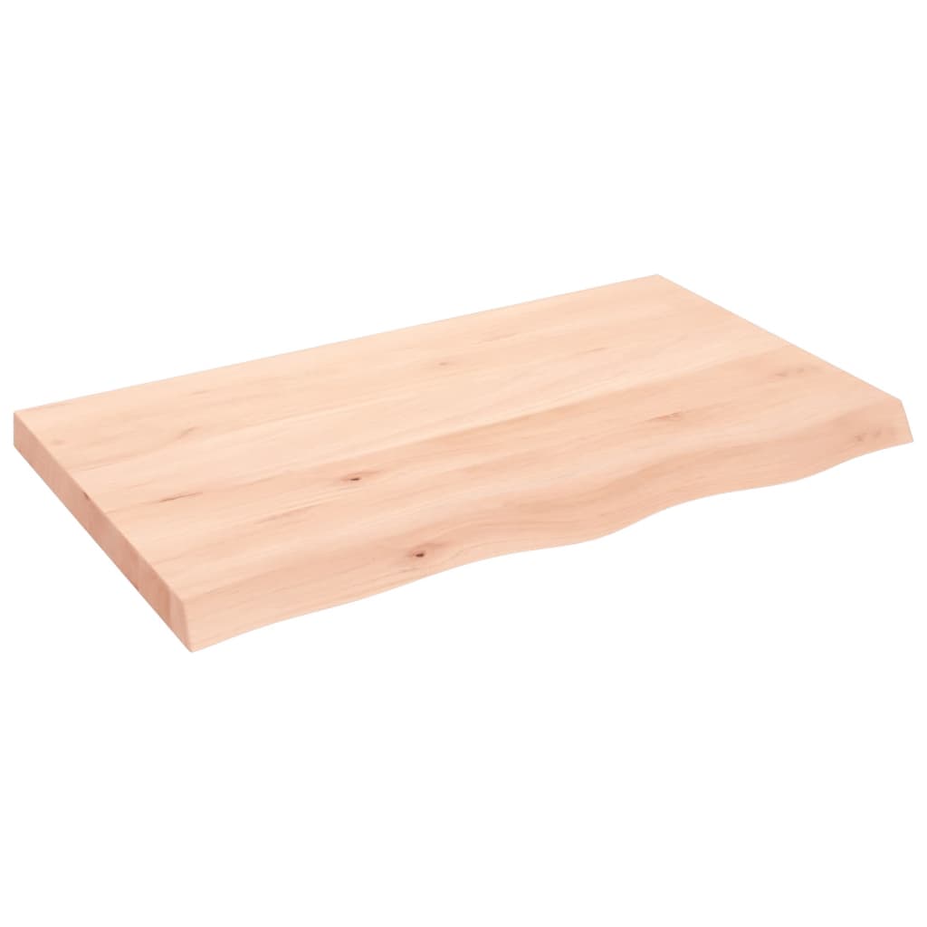 Stolna ploča 100x60x(2-6) cm od netretirane masivne hrastovine