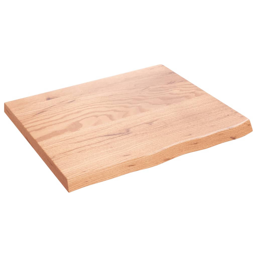 Stolna ploča svjetlosmeđa 60x50x2 cm tretirana hrastovina