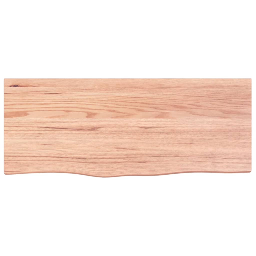Stolna ploča svjetlosmeđa 100x40x(2-4) cm tretirana hrastovina