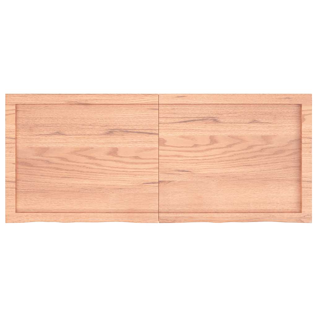 Stolna ploča svjetlosmeđa 120x50x(2-6) cm tretirana hrastovina