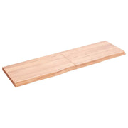 Stolna ploča svjetlosmeđa 140x40x(2-4) cm tretirana hrastovina
