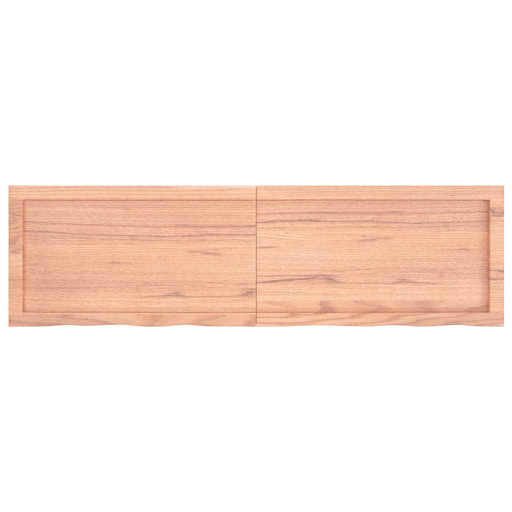 Stolna ploča svjetlosmeđa 140x40x(2-4) cm tretirana hrastovina