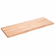 Stolna ploča svjetlosmeđa 140x50x(2-4) cm tretirana hrastovina