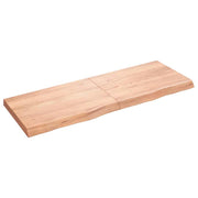 Stolna ploča svjetlosmeđa 140x50x(2-6) cm tretirana hrastovina