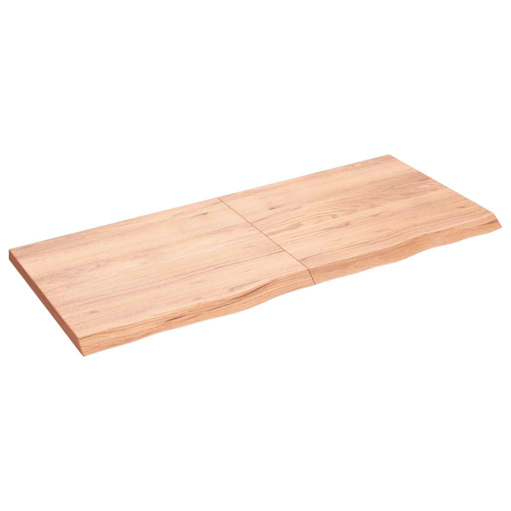 Stolna ploča svjetlosmeđa 140x60x(2-4) cm tretirana hrastovina