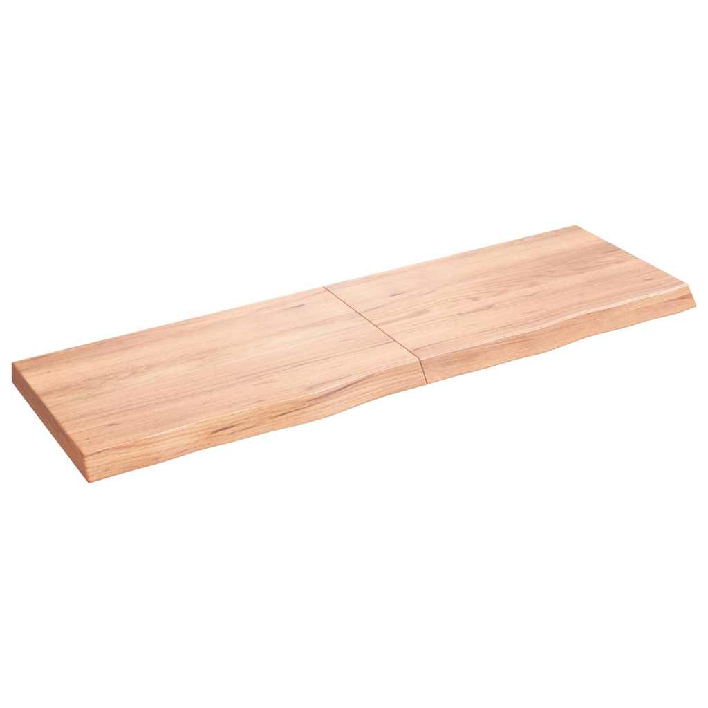 Stolna ploča svjetlosmeđa 160x50x(2-6) cm tretirana hrastovina