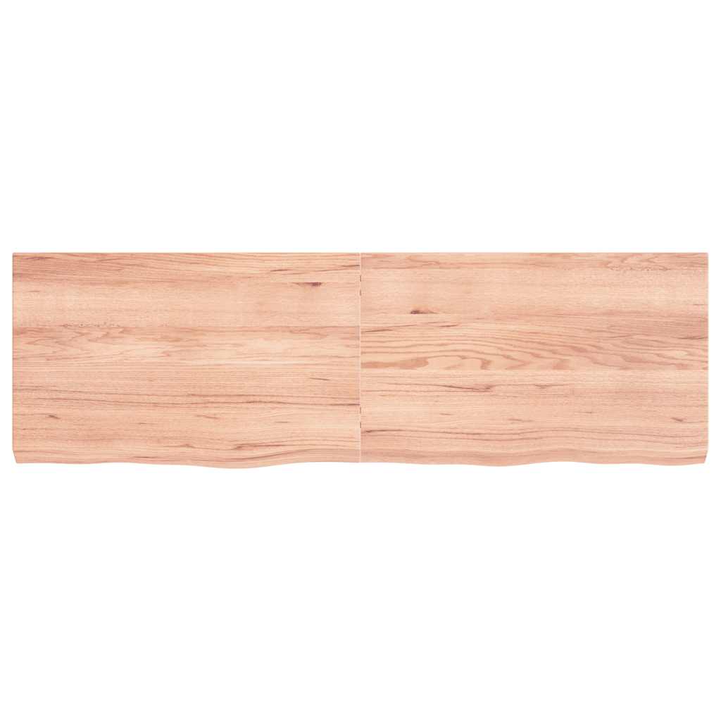 Stolna ploča svjetlosmeđa 160x50x(2-6) cm tretirana hrastovina