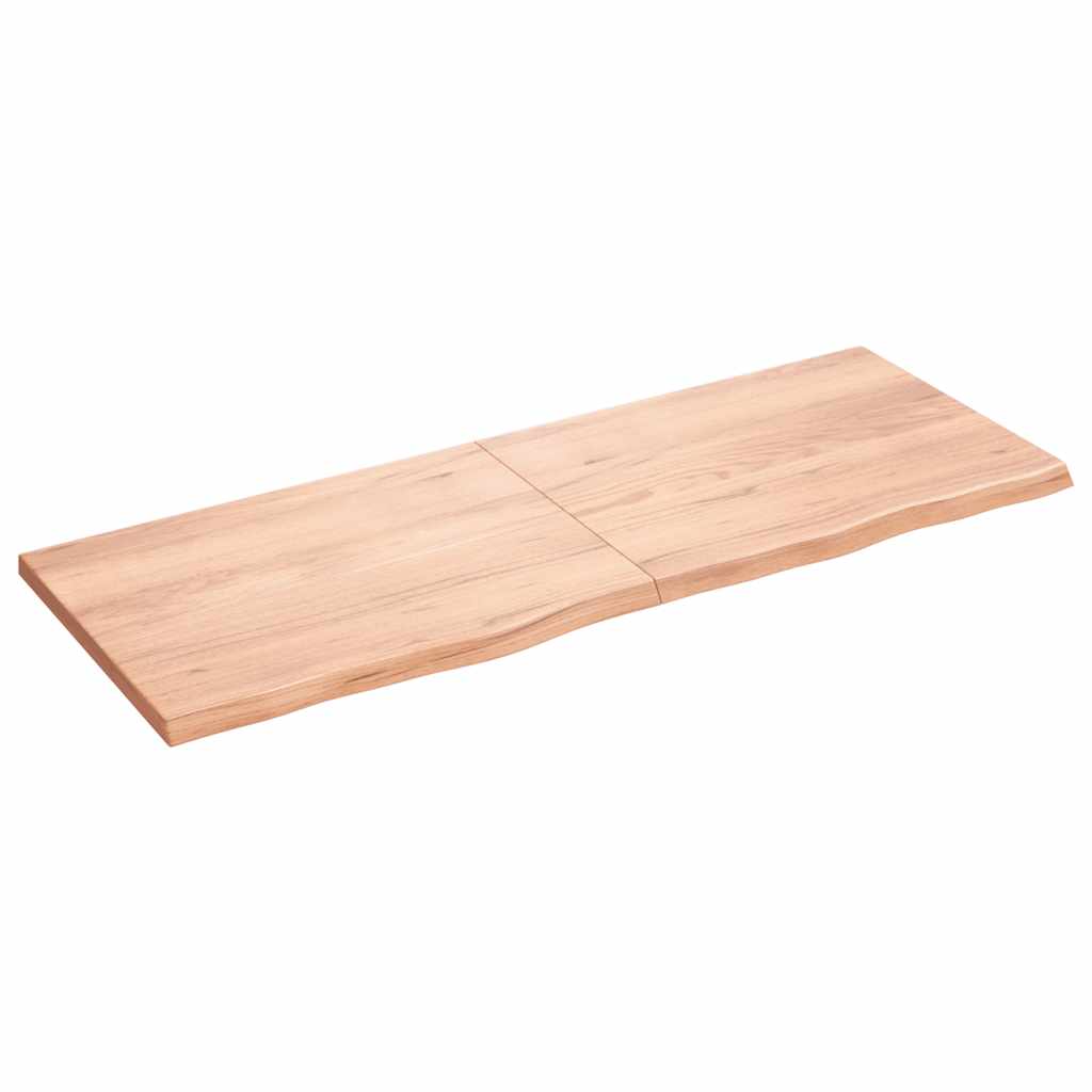 Stolna ploča svjetlosmeđa 160x60x(2-4) cm tretirana hrastovina