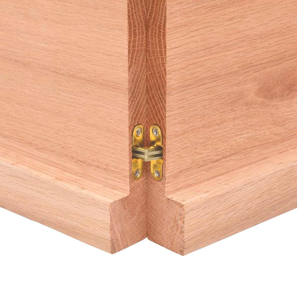 Stolna ploča svjetlosmeđa 160x60x(2-4) cm tretirana hrastovina