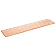 Stolna ploča svjetlosmeđa 180x40x(2-4) cm tretirana hrastovina