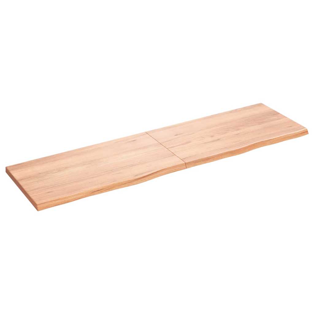 Stolna ploča svjetlosmeđa 180x50x(2-4) cm tretirana hrastovina