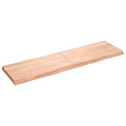 Stolna ploča svjetlosmeđa 180x50x(2-6) cm tretirana hrastovina