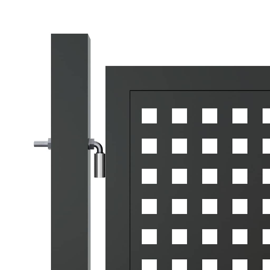Vrtna vrata antracit boje 300x100 cm čelik