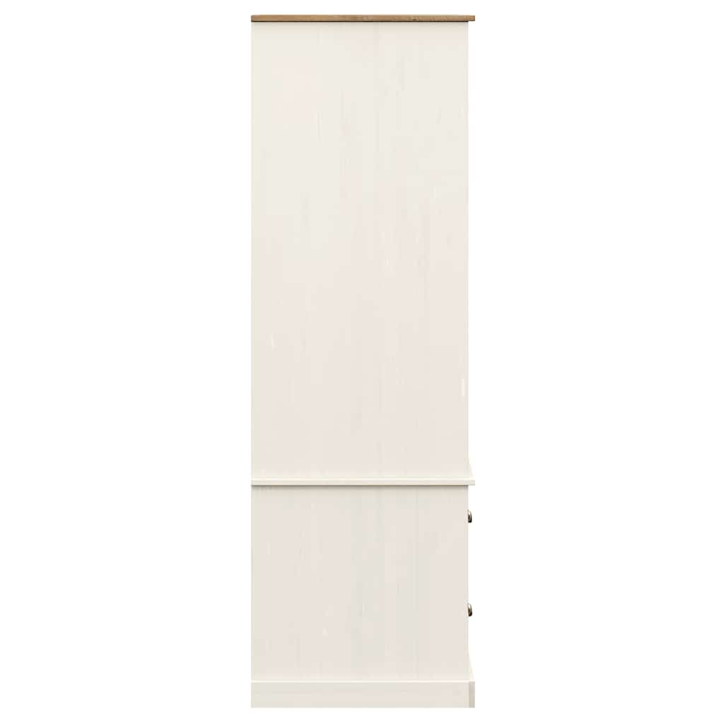Ormar VIGO bijeli 90 x 55 x 170 cm od masivne borovine