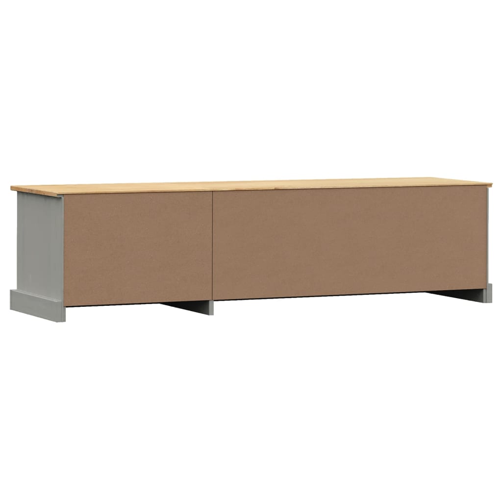 TV ormarić VIGO sivi 156 x 40 x 40 cm od masivne borovine
