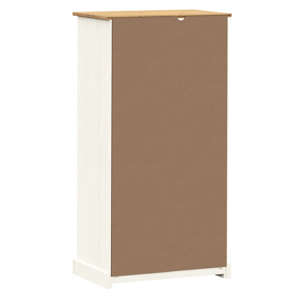 Regal za knjige VIGO bijeli 60x35x114,5 cm od masivne borovine
