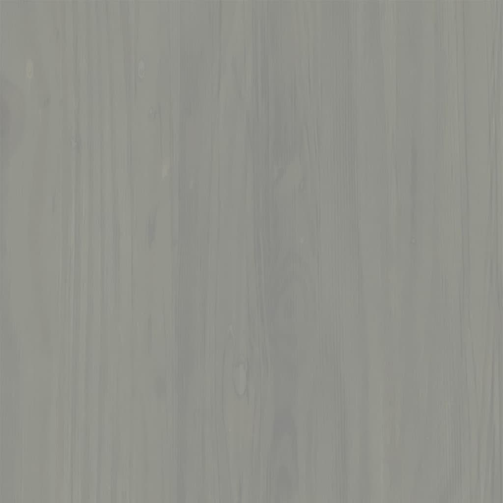 Komoda s ladicama VIGO 113x40x75 cm siva od masivne borovine