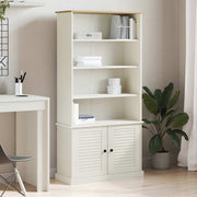 Regal za knjige VIGO bijeli 85x35x170 cm od masivne borovine