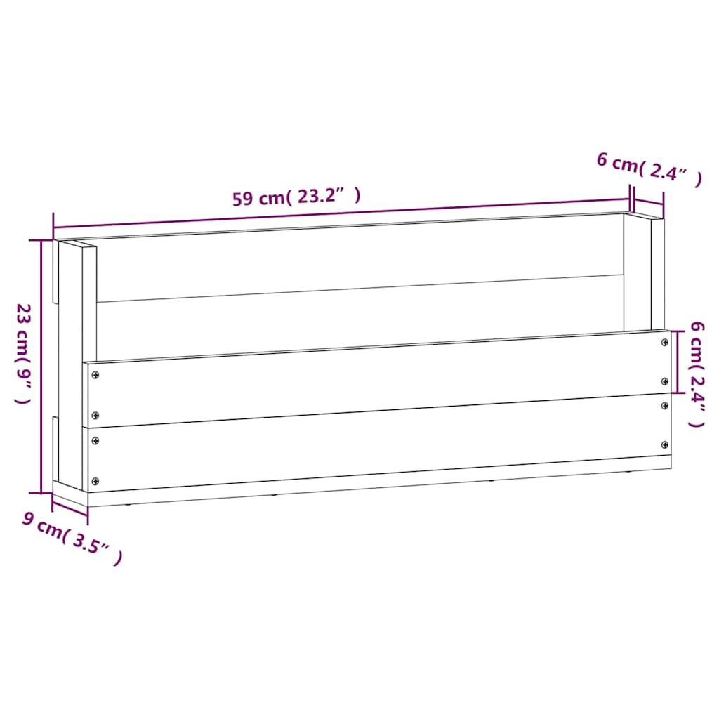 Zidni stalci za cipele 2 kom bijeli 59x9x23 cm masivna borovina