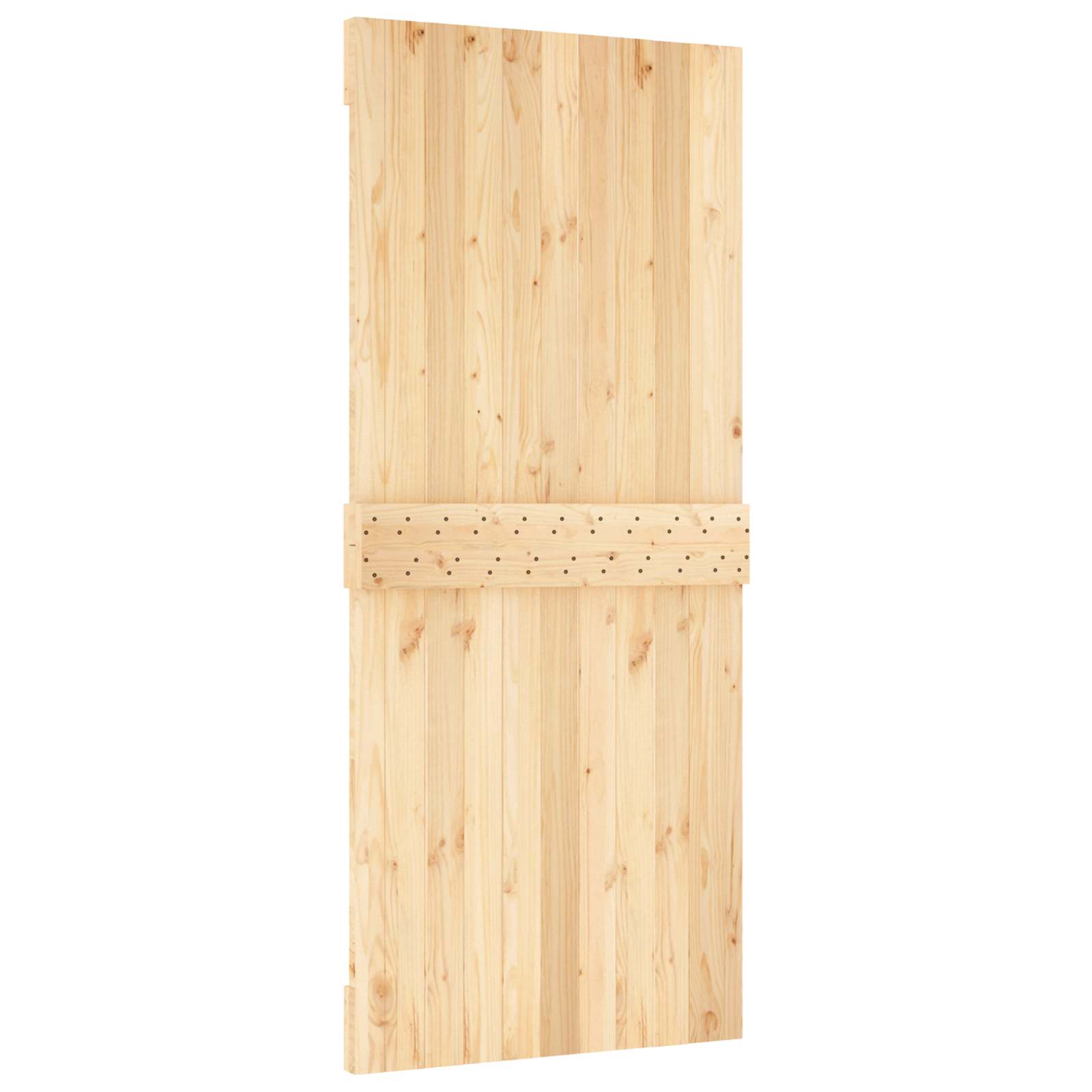 Vrata NARVIK Prirodna 90 x 210 cm Čvrsta borovina