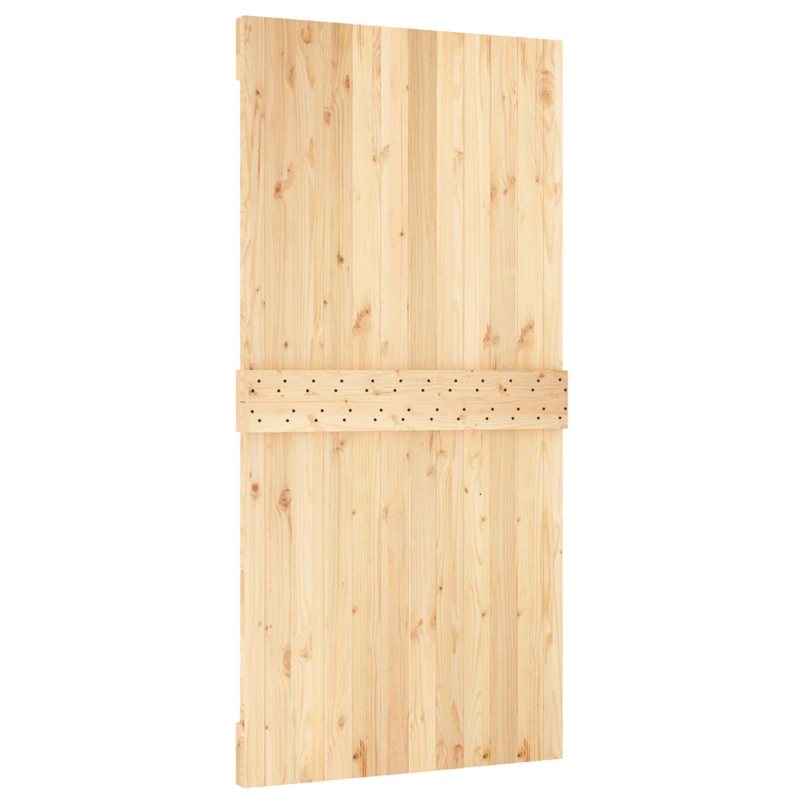 Vrata NARVIK Prirodna 100 x 210 cm Čvrsta borovina